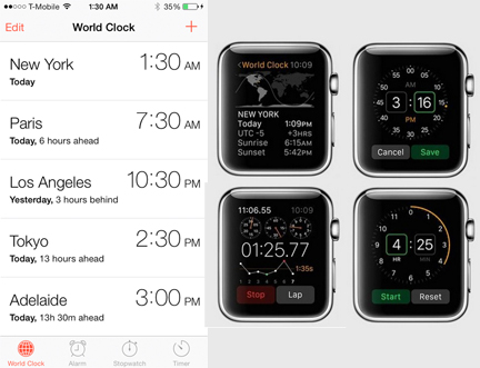 Apple Watch Clock App
