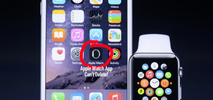 Apple Watch App Can't Be Removed From iPhone