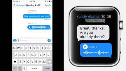 Apple Watch Messages App