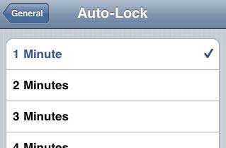 iPhone Auto-Lock