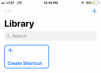 Create speed dial shortcut on iPhone