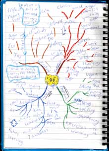 Mind Map on Notebook